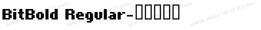 BitBold Regular字体转换
